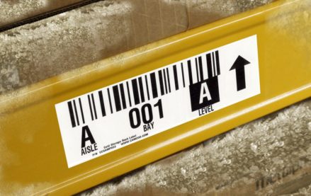 Warehouse Rack Label