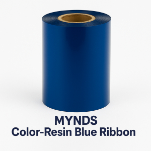 MYNDS Blue Color–Wax Thermal Transfer Ribbon – Premium Quality